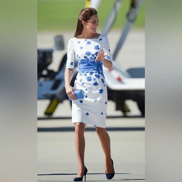 ✨ Rare LK Bennett Dress Royal-Inspired Iconic Style – NWOT Quality Verified US 4 - Picture 1 of 8